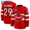 Maillot de Hockey Canada 4 Nations Face Off 2025 Fanatics Premium Nathan Mackinnon Rouge - Enfant Maillot de Hockey Canada 4 Nations Face Off 2025 Fanatics Premium Nathan Mackinnon Rouge - Enfant